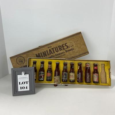 -104- COLLECTIBLE | 1930â€™s Beer Miniatures Set In Original Box