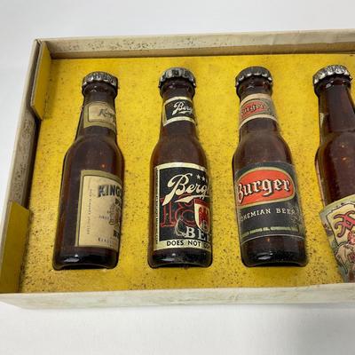 -104- COLLECTIBLE | 1930â€™s Beer Miniatures Set In Original Box