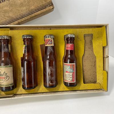 -104- COLLECTIBLE | 1930â€™s Beer Miniatures Set In Original Box