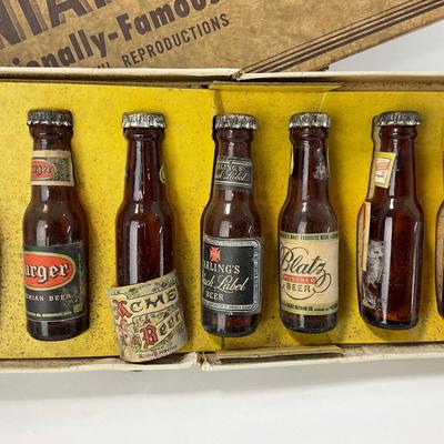 -104- COLLECTIBLE | 1930â€™s Beer Miniatures Set In Original Box
