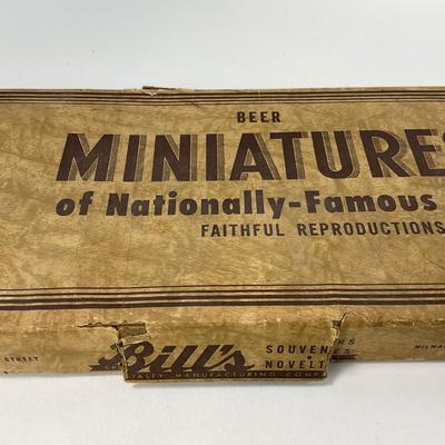 -104- COLLECTIBLE | 1930â€™s Beer Miniatures Set In Original Box