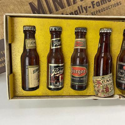 -104- COLLECTIBLE | 1930â€™s Beer Miniatures Set In Original Box
