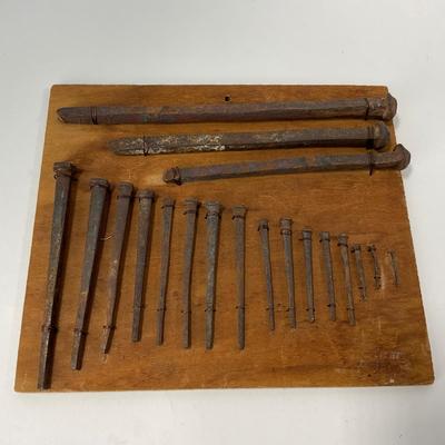 -105- COLLECTIBLE | 1800â€™s Nail Display