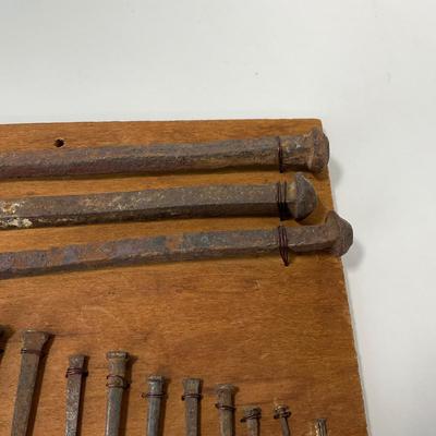 -105- COLLECTIBLE | 1800â€™s Nail Display
