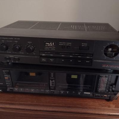 Technics Integrated Amplified and Double Cassette Player German 220 Plug