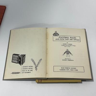 -109- SPORTS | 1949 A Handy Football Library Of Books