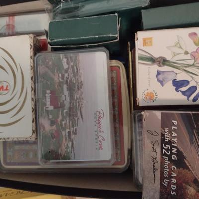 Assortment of Vintage Playing Cards Full and Double Decks