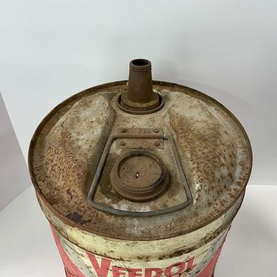 -110- COLLECTIBLE | Veedol Large Tractor Oil Can