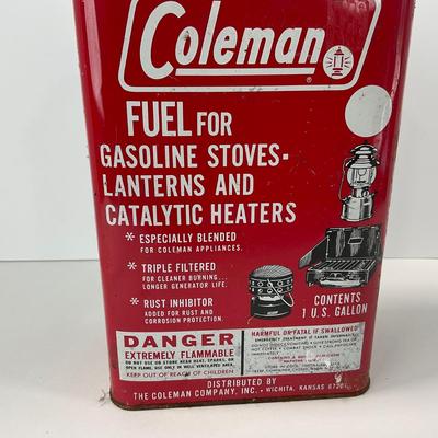 -111- OUTDOOR | 1960â€™s Coleman Lantern & Fuel can