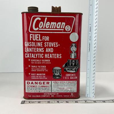 -111- OUTDOOR | 1960â€™s Coleman Lantern & Fuel can