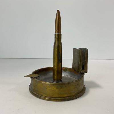 -114- COLLECTIBLE | World War 2 Trench Art Ashtray