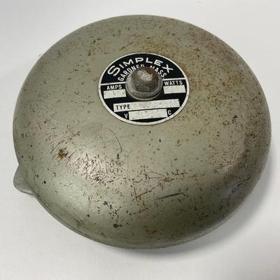 -115- COLLECTIBLE | Vintage Simplex Gardner Mass Alarm Bell
