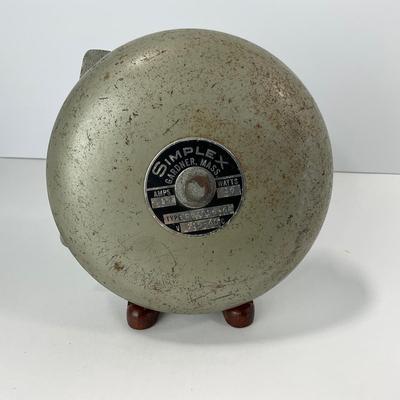 -115- COLLECTIBLE | Vintage Simplex Gardner Mass Alarm Bell