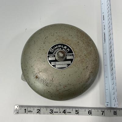 -115- COLLECTIBLE | Vintage Simplex Gardner Mass Alarm Bell
