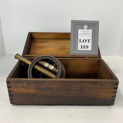 -119- TOOLS | Survey Tool In Wooden Box