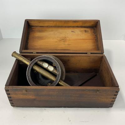 -119- TOOLS | Survey Tool In Wooden Box