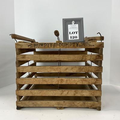 -120- VINTAGE | Early Humpty Dumpty Egg Crate