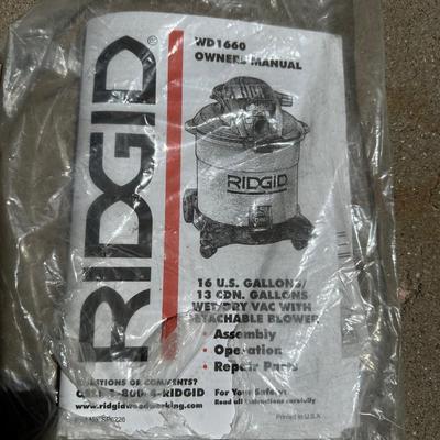 RIDGID 16 GALLON 2 IN 1 SHOP VAC