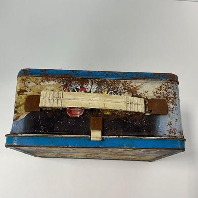 -122- COLLECTIBLE | UFO Space Metal Lunch Box