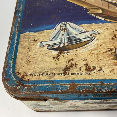 -122- COLLECTIBLE | UFO Space Metal Lunch Box