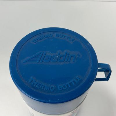 -123- COLLECTIBLE | The Cyclist Dirt Bike Lunch Box With Thermos