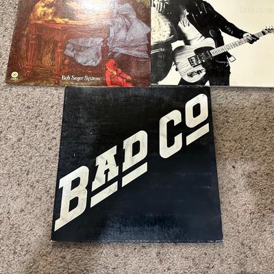 BOB SEGER, BAD CO, EAGLES & BEST OF BLONDIE VINYL RECORD ALBUMS
