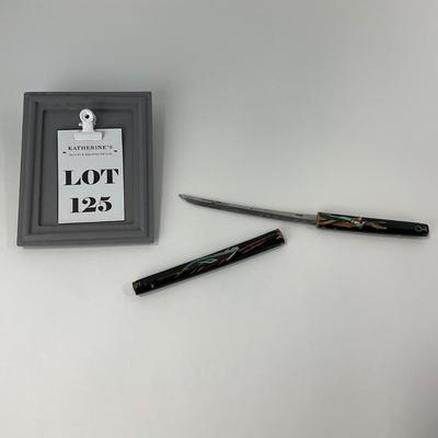 -125- COLLECTIBLE | Late 1940â€™s Samurai Sword Letter Opener | Made In Japan