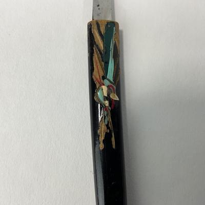 -125- COLLECTIBLE | Late 1940â€™s Samurai Sword Letter Opener | Made In Japan