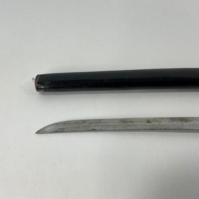 -125- COLLECTIBLE | Late 1940â€™s Samurai Sword Letter Opener | Made In Japan