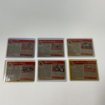 -126- COLLECTIBLE | 1953 Topps World Of Wheels Cards