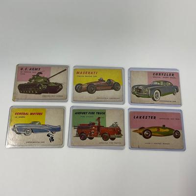 -126- COLLECTIBLE | 1953 Topps World Of Wheels Cards