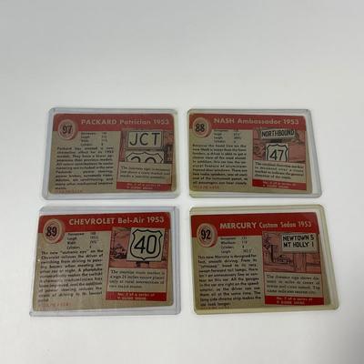 -127- COLLECTIBLE | 1953 Topps Wheels Of Today Car Cards