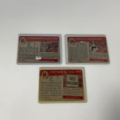 -127- COLLECTIBLE | 1953 Topps Wheels Of Today Car Cards