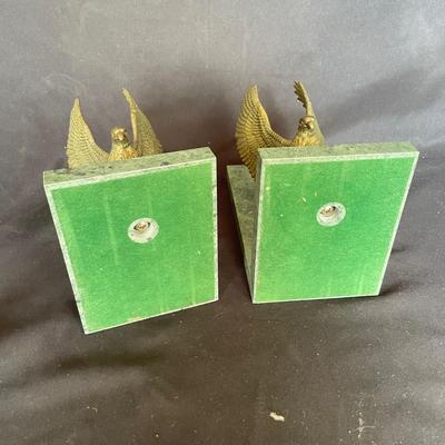 Brass & Marble Bookends, 1776 Commemorative Carnival Glass & More (LR-SS)