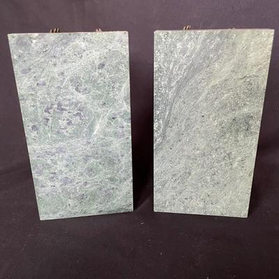 Brass & Marble Bookends, 1776 Commemorative Carnival Glass & More (LR-SS)