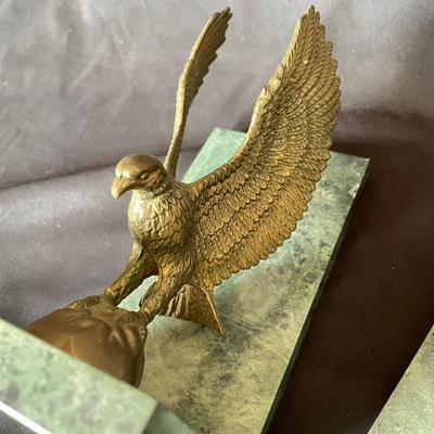 Brass & Marble Bookends, 1776 Commemorative Carnival Glass & More (LR-SS)