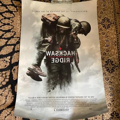 Theater movie poster â€œHacksaw Ridgeâ€