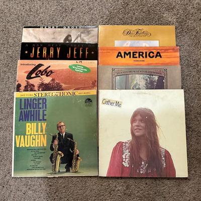 AMERICA, FOGELBERG, JERRY JEFF WALKER AND MORE VINYL RECORD ALBUMS