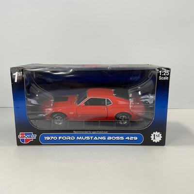 -140- DIECAST | 1970 Ford Mustang Boss 429 Diecast Car 1:25 Scale