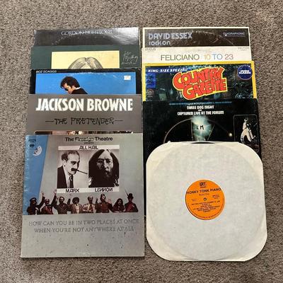 BOZ SCAGGS, JACKSON BROWNE, THREE DOG NIGHT AND MORE VINYL RECORD ALBUMS