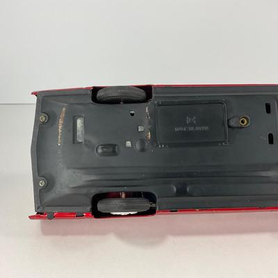 -141- CAR | Japan Bandai Tin Battery Gear Shift 1960â€™s Op Cadillac Convertible