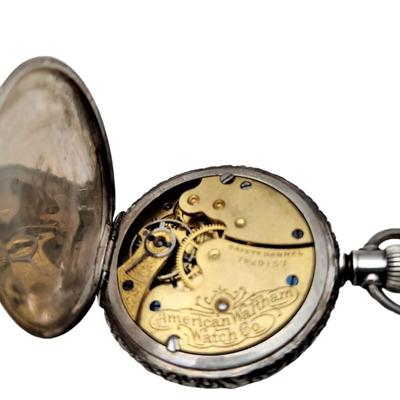 Lot #56  Charming 1896 Waltham Ladies Watch with Fleur di Lis - works!