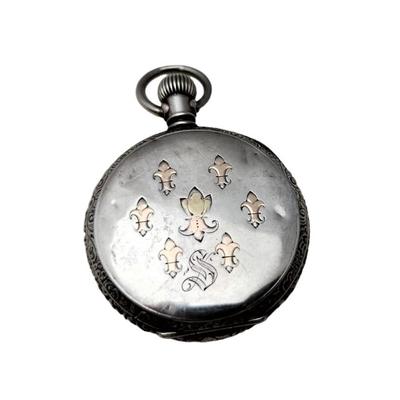 Lot #56  Charming 1896 Waltham Ladies Watch with Fleur di Lis - works!