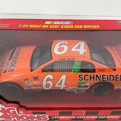 -145- DIECAST | Racing Champions Schneider Race Car Model 1:24 Scale | Dick Trickle