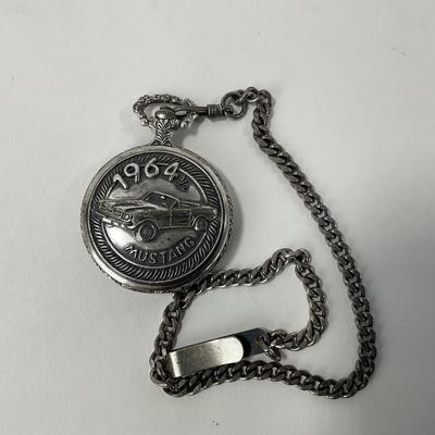 -146- COLLECTIBLE | 1964 Mustang Pocket Watch With Box