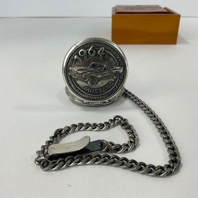 -146- COLLECTIBLE | 1964 Mustang Pocket Watch With Box