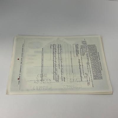 -149- COLLECTIBLE | 1950â€™s Studebaker Packard Automobile Stock Certificates