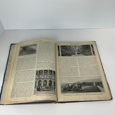 -150- COLLECTIBLE | 1907 Automobile Magazine Bound To Hardcover