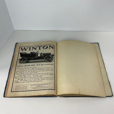 -150- COLLECTIBLE | 1907 Automobile Magazine Bound To Hardcover