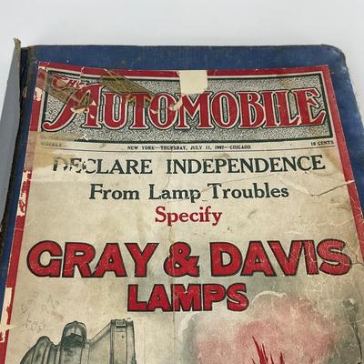 -150- COLLECTIBLE | 1907 Automobile Magazine Bound To Hardcover